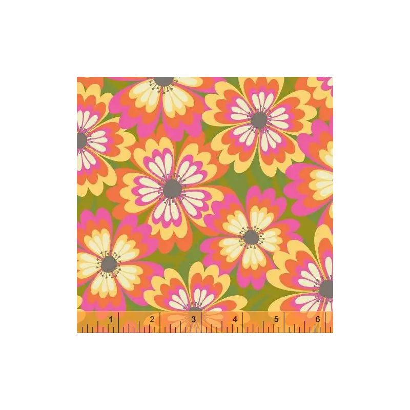 Cabana Blooms 33800-2 Cotton