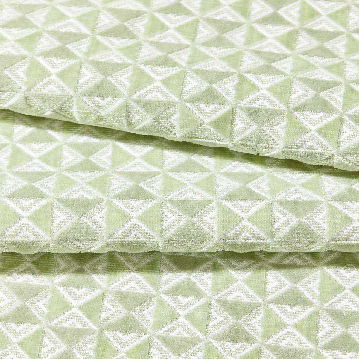 SCALAMANDRE PARLOR VELVET FABRIC PISTACHIO - SC 000427324 NEW SKU # SC273240004