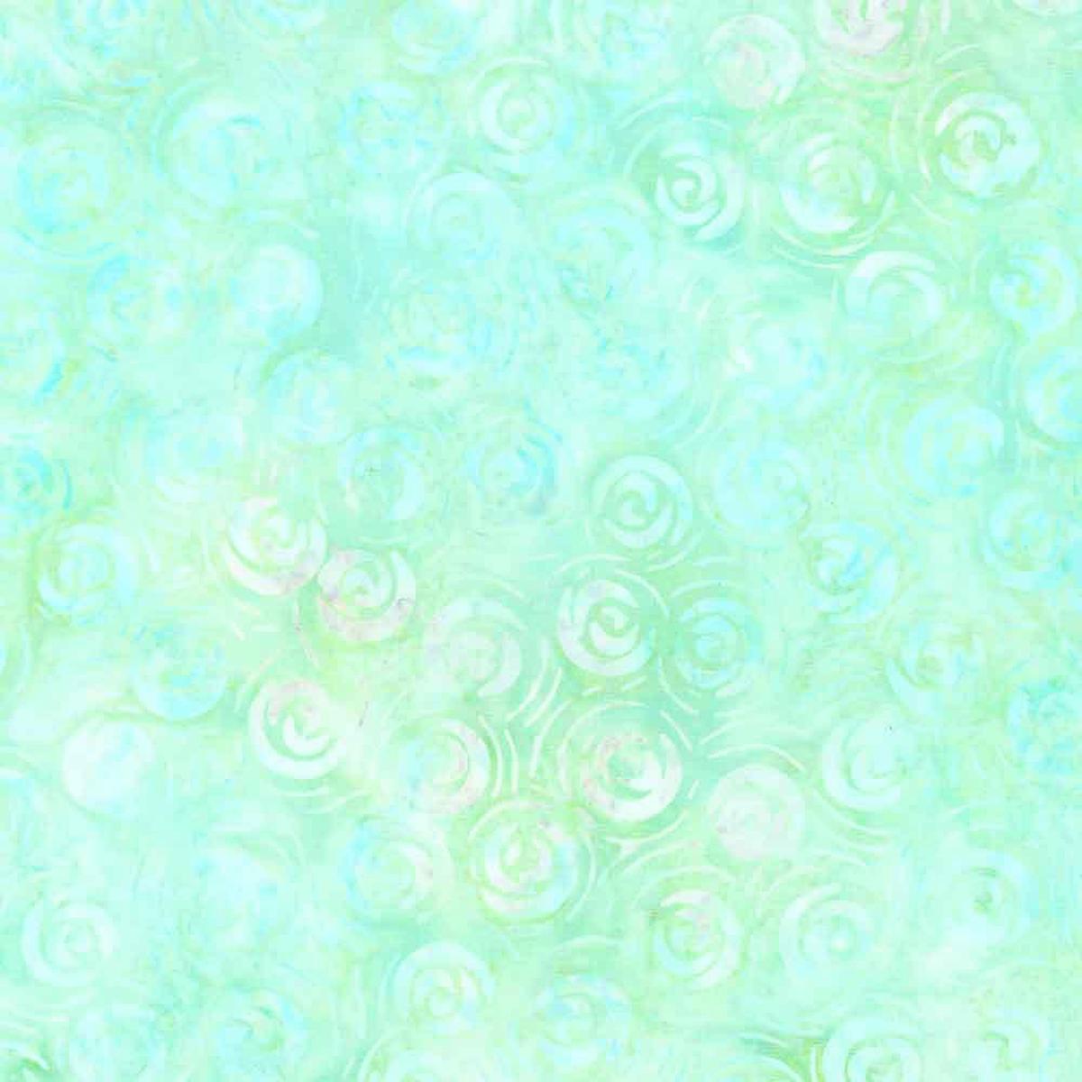 Wilmington Batiks - Moonshadow Batiks - Rose Buds - Seafoam/Aqua - Yardage