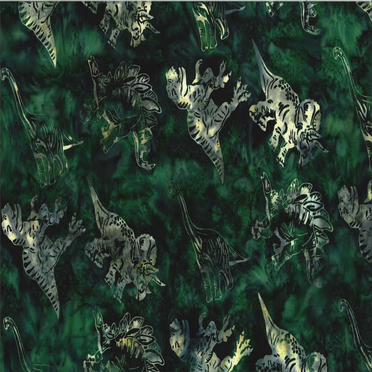 Bali Batik Handpaints Emerald B