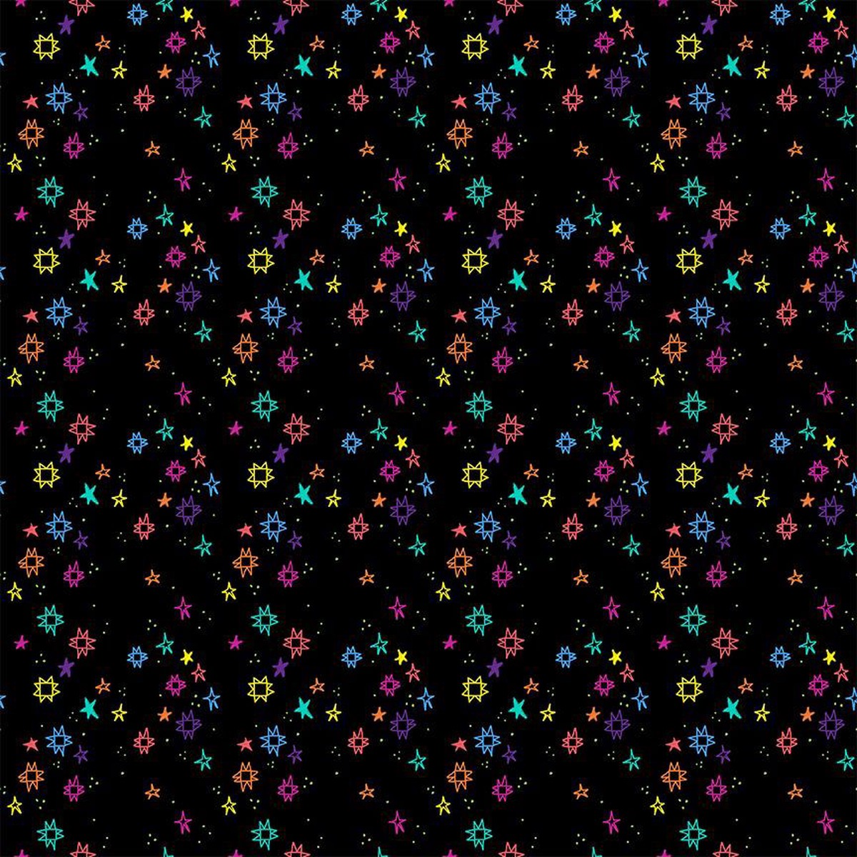 Fabric Dear Stella Designs Apollo Quiltstellation 108" Wide Back by the Quarter Yard XSTELLA-DPJ3675-APOLLO