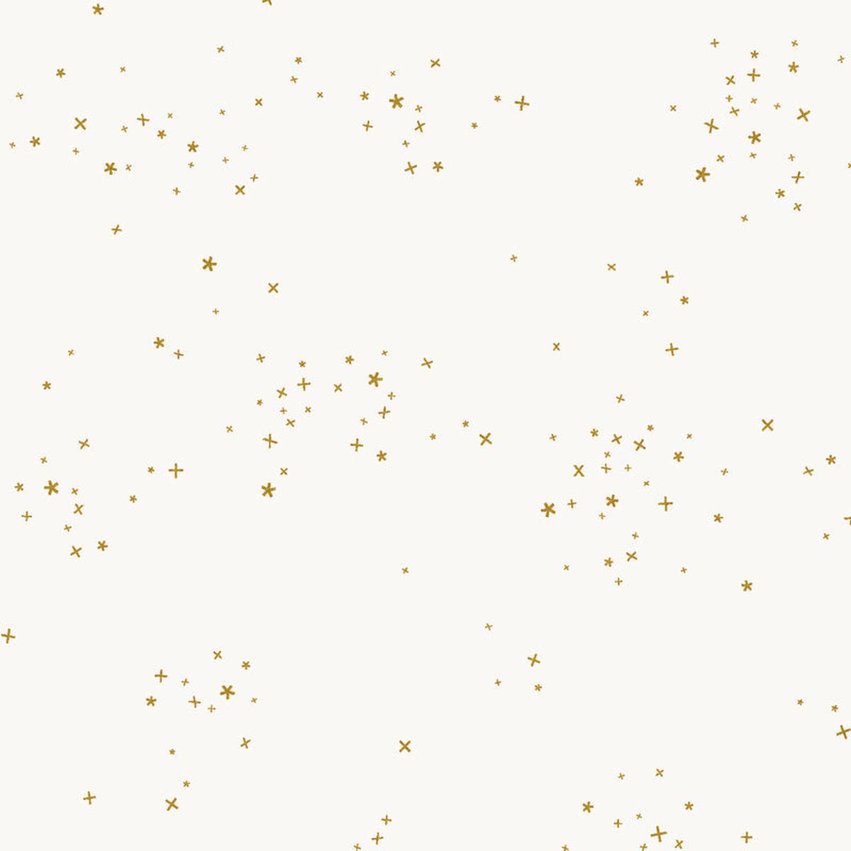 Cotton + Steel Basics - Freckles Cloud White Metallic | CS100-CL17M