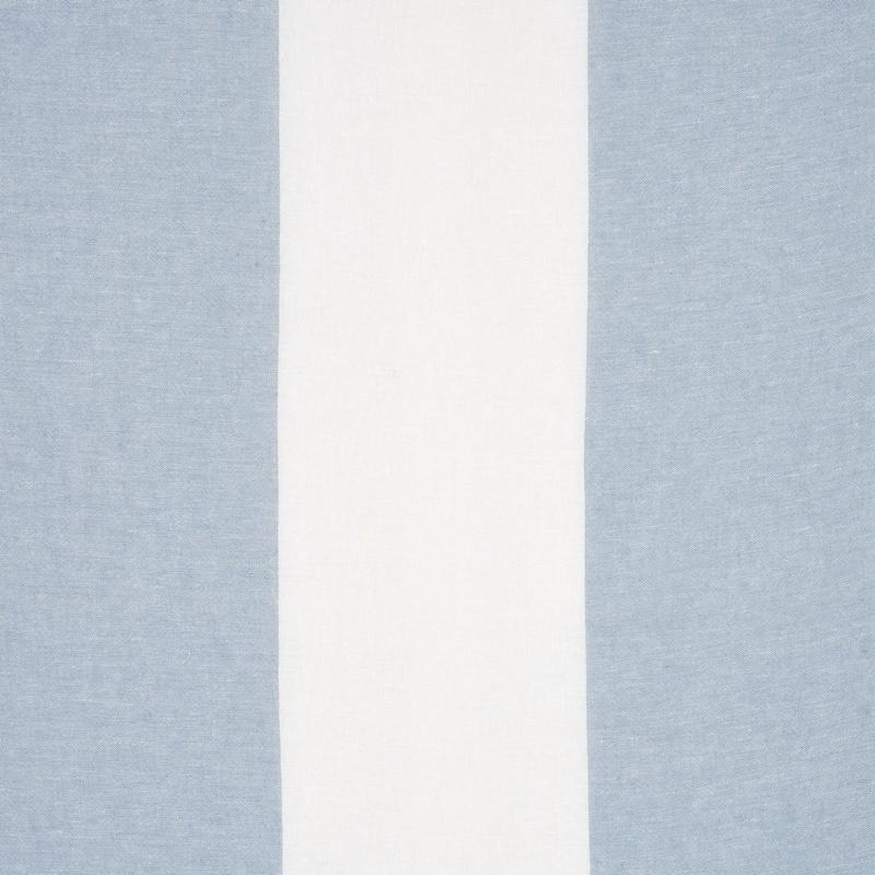 VISTA LINEN STRIPE CASEMENT | Sky And White