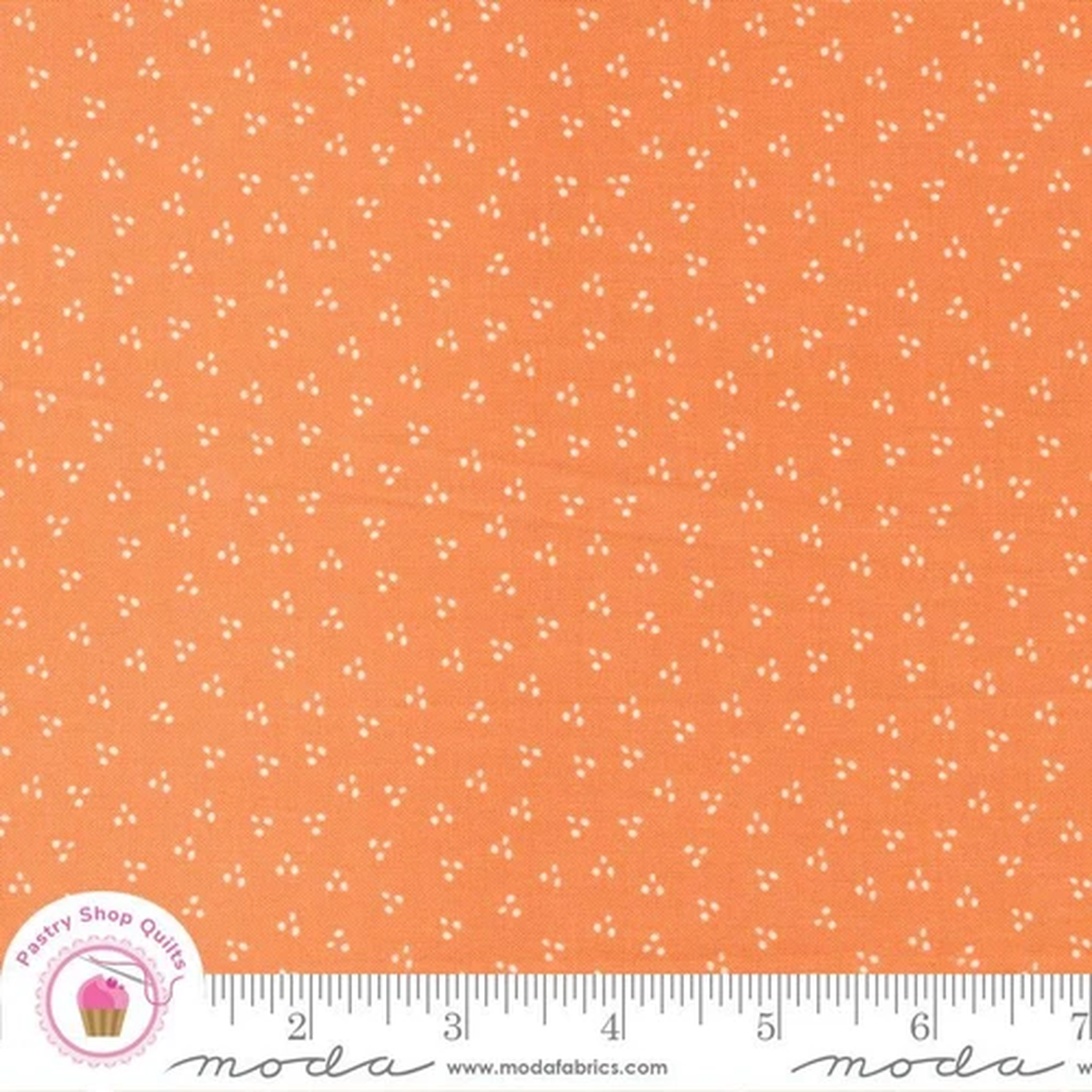 Moda BOUNTIFUL BLOOMS 37668 14 Orange Ochre Floral SHERRI & CHELSI Quilt Fabric