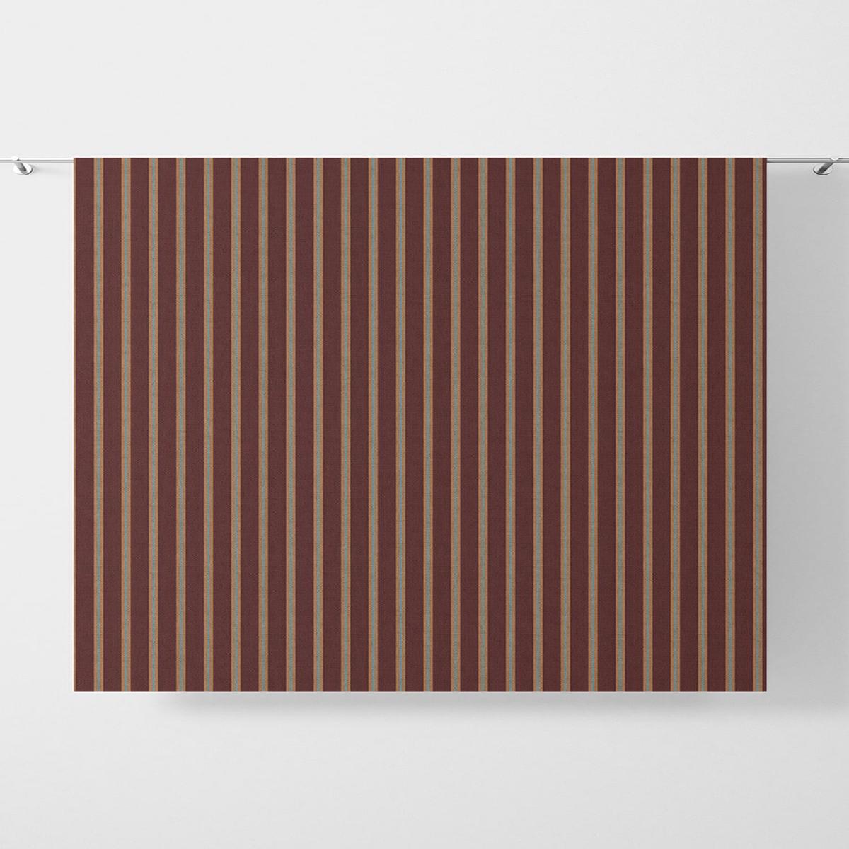 'Paradiso' Fabric by the Yard (Wine Red/ Orange/ Blue)