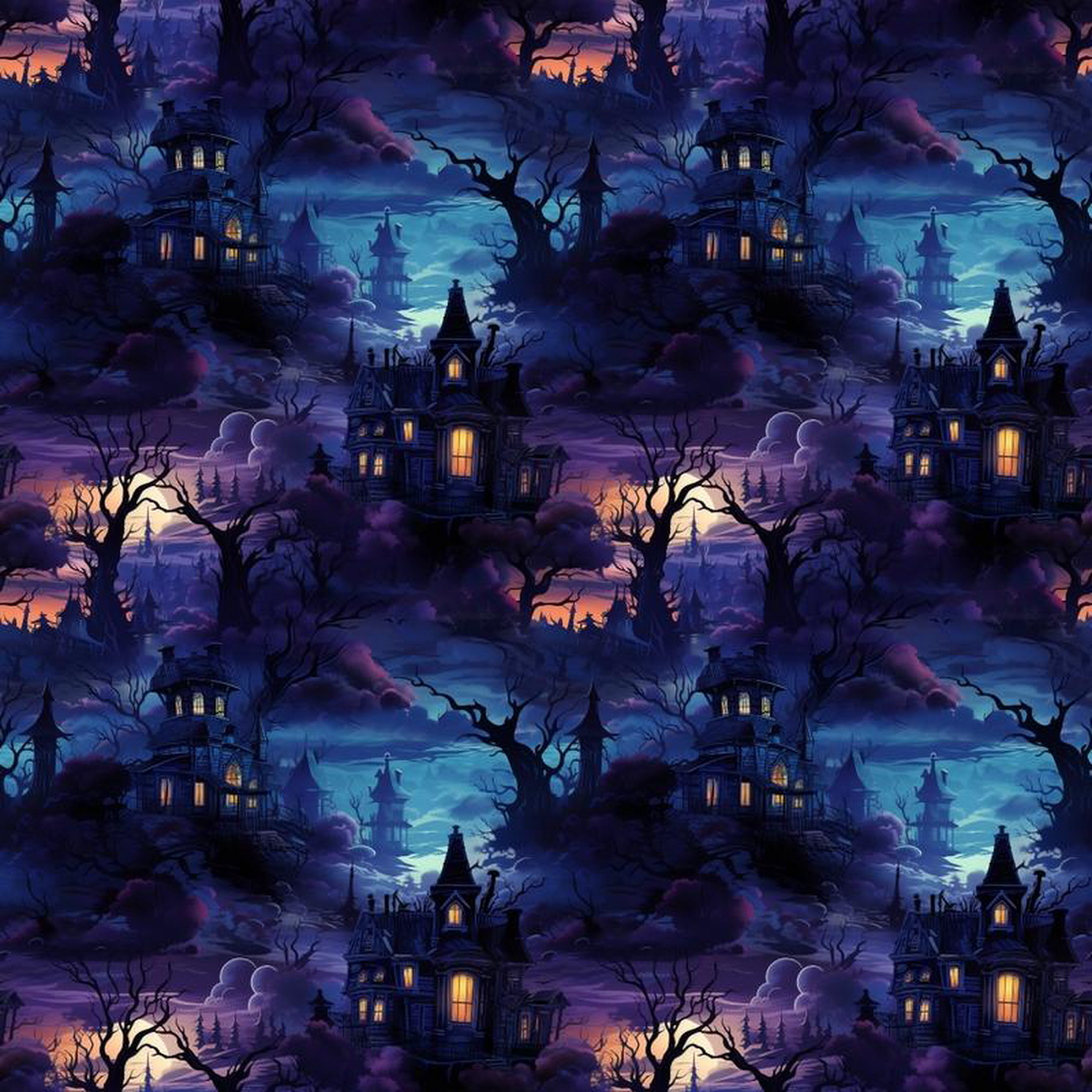 Spooky Season Pattern 26 Quilting Cotton Fabric