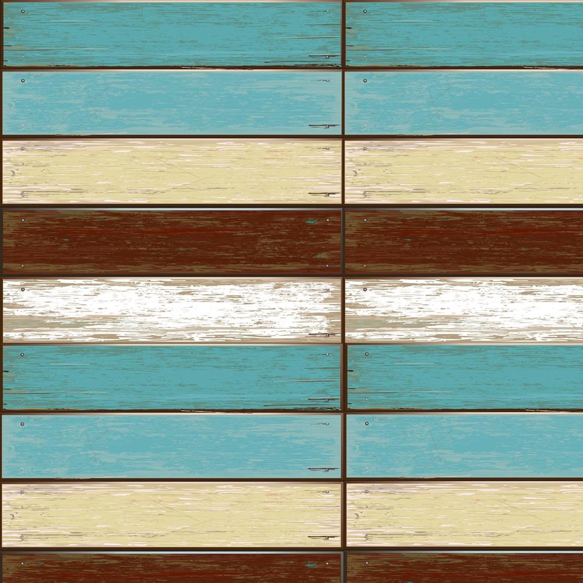 Vintage Wooden Textured Pattern Fabric - Multi