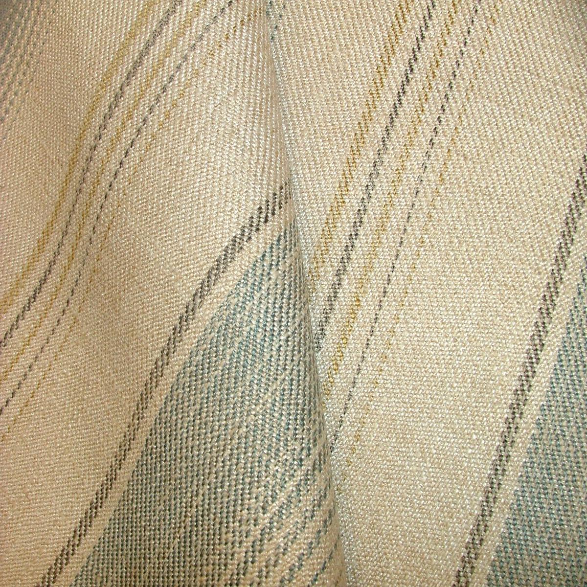 2.1 Metres iLiv Sackville Stripe Denim Woven Curtain Upholstery Cushion Fabric