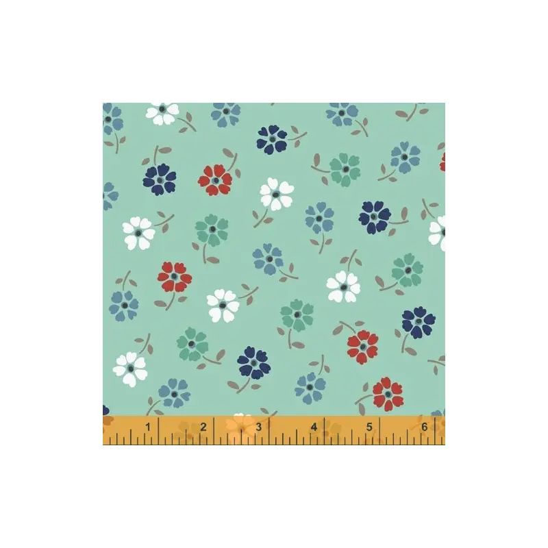 Backyard Blooms Allison Harris 51826-2 Cotton