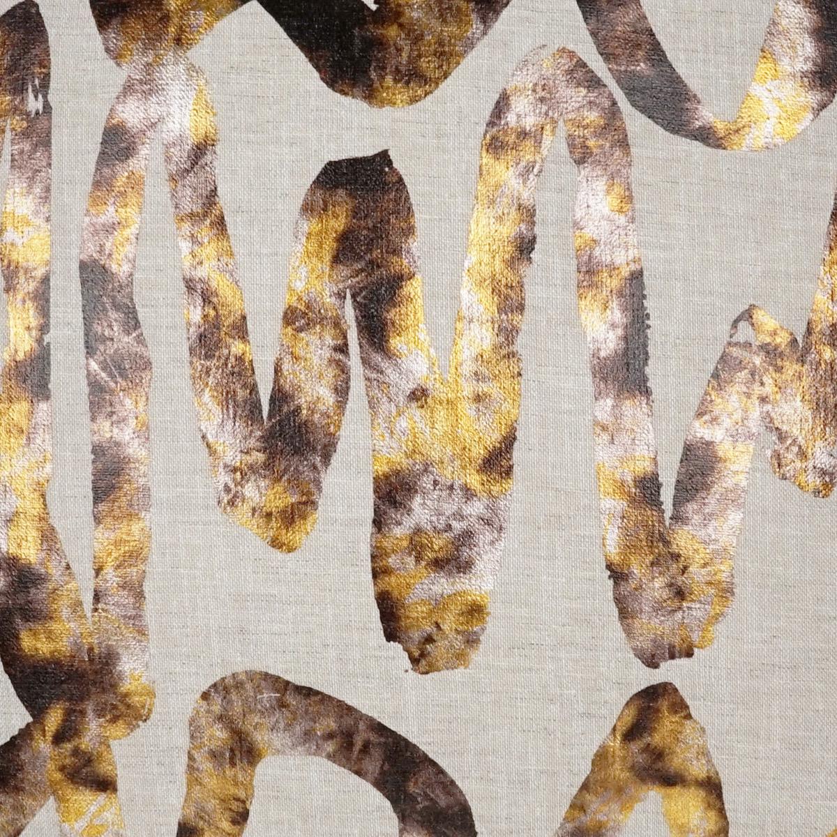 D.V. KAP HOME 3719-C-YARD Alita Fabric - Copper Abstract Copper - Alita