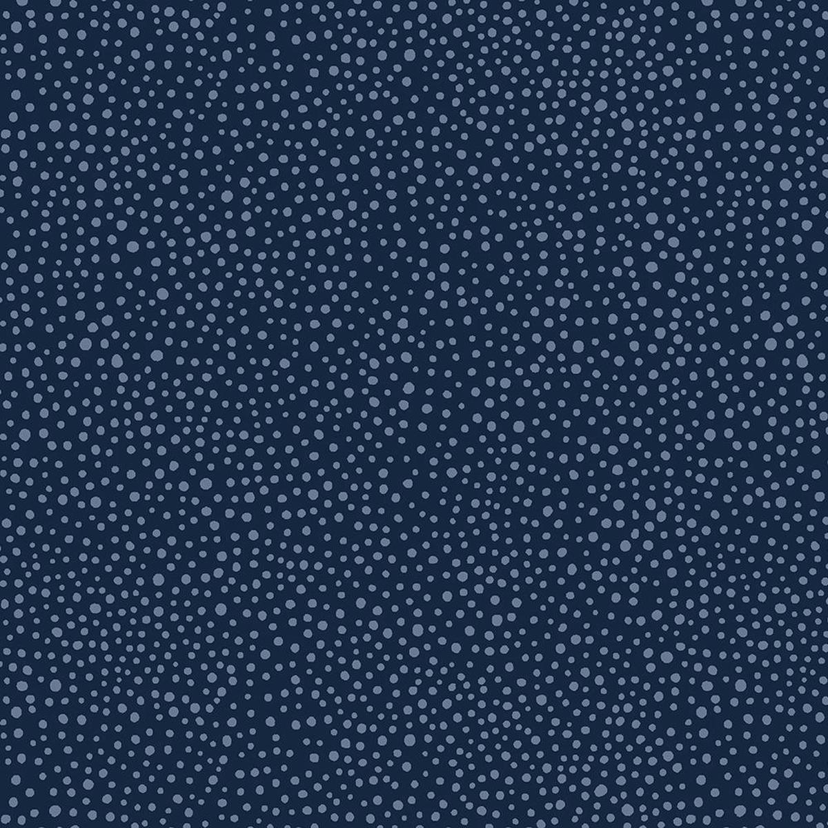 FreeSpirit - The Original Morris & Co. - Seaweed Dot - Navy - Yardage