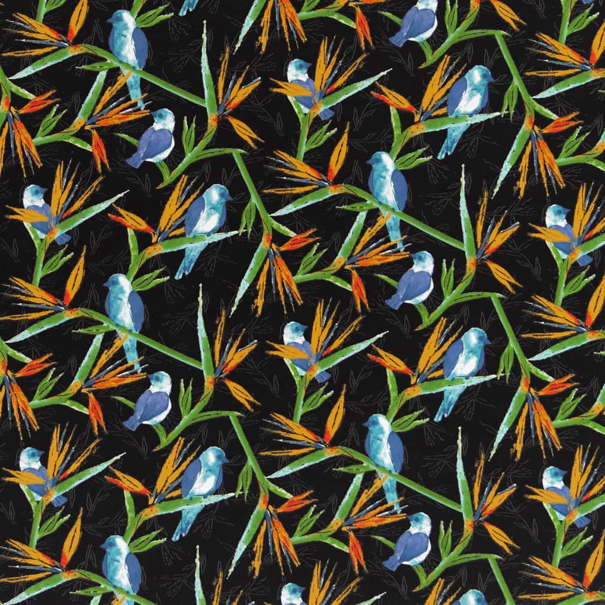 Charlotte - D2754 - Jet - Fabric by the Yard