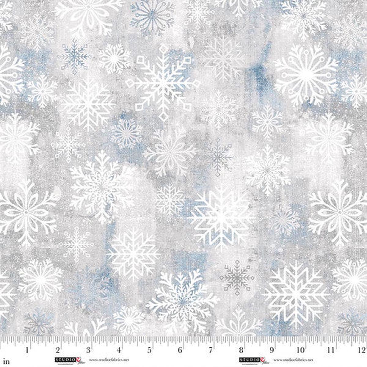 Fabric Studio E Fossil Snowburst 108" Wide Back by the Quarter Yard 8398-91