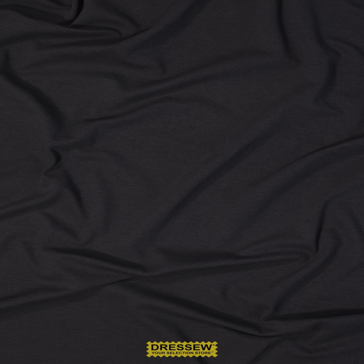 Lycra Rib Knit Black Night