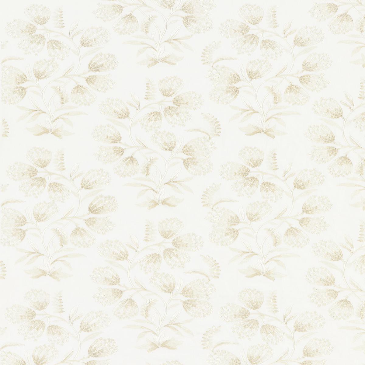 SCALAMANDRE HANA EMBROIDERY FABRIC OAT - SC 000127233 NEW SKU # SC272330001