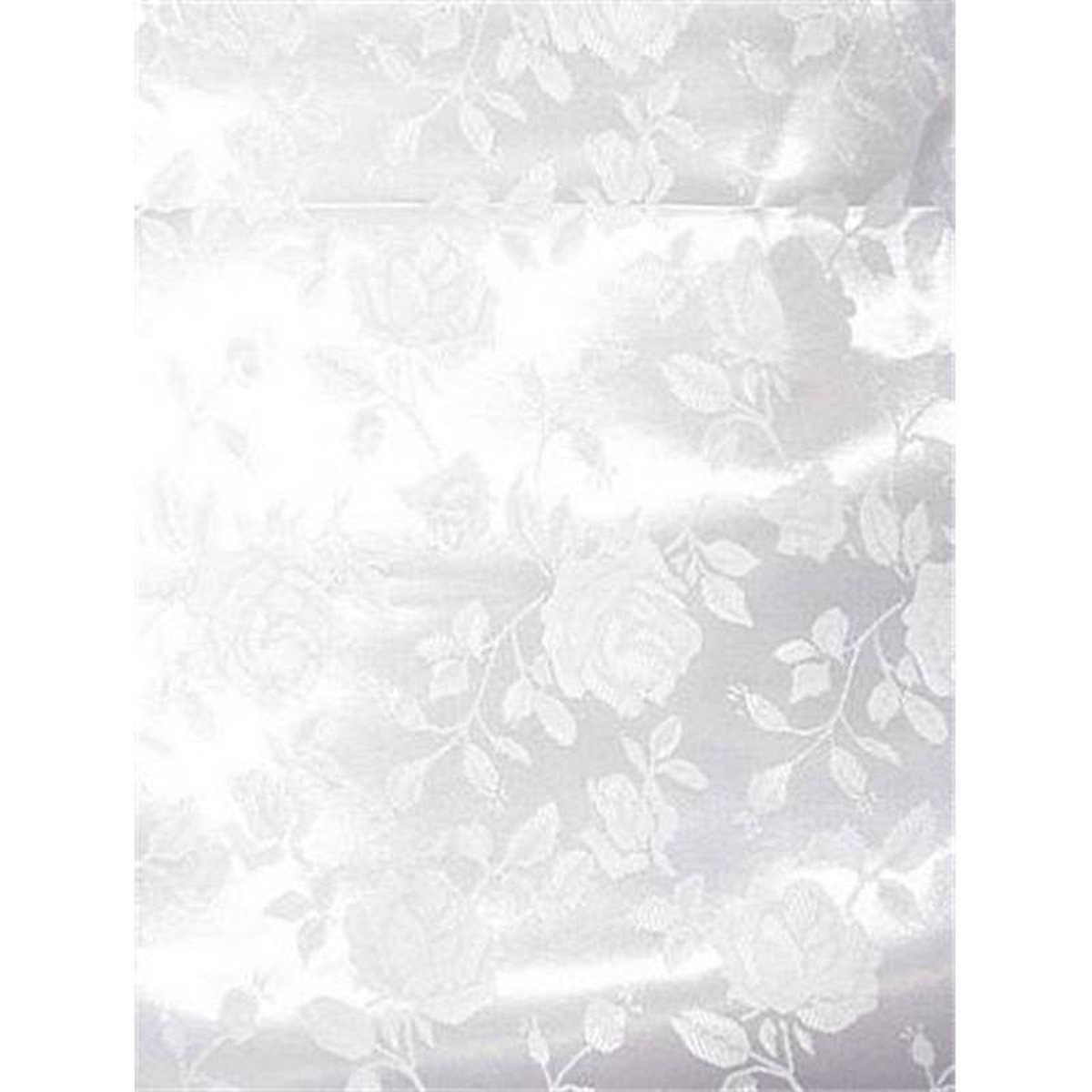 15 YD Bolt-White Jacquard Fabric