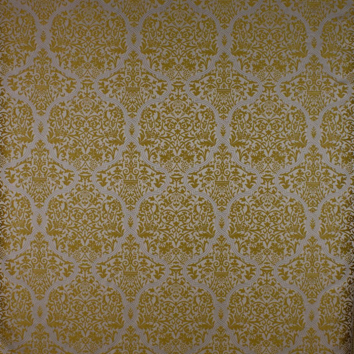 Chalfont Damask Goldenrod RM Coco Fabric