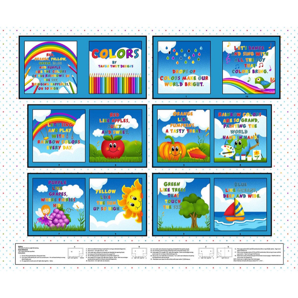 Story Time - Colors Book Panel | 4223P-77