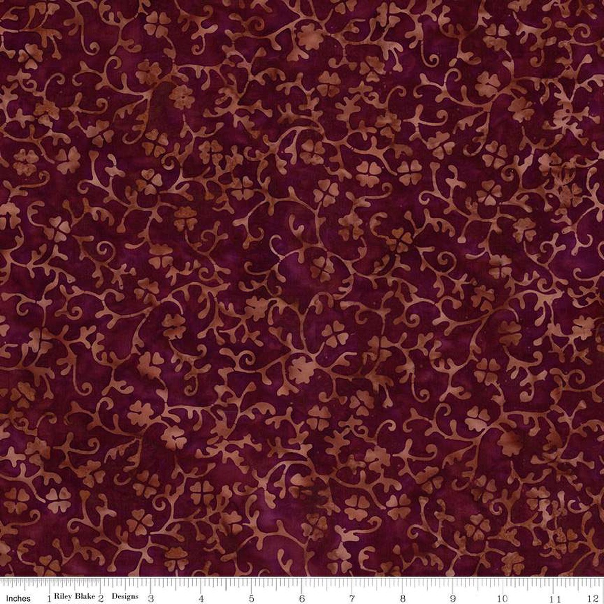 Fabric Riley Blake Gingerbread Divine Vines Expressions Batiks by the Quarter Yard BT23303-137