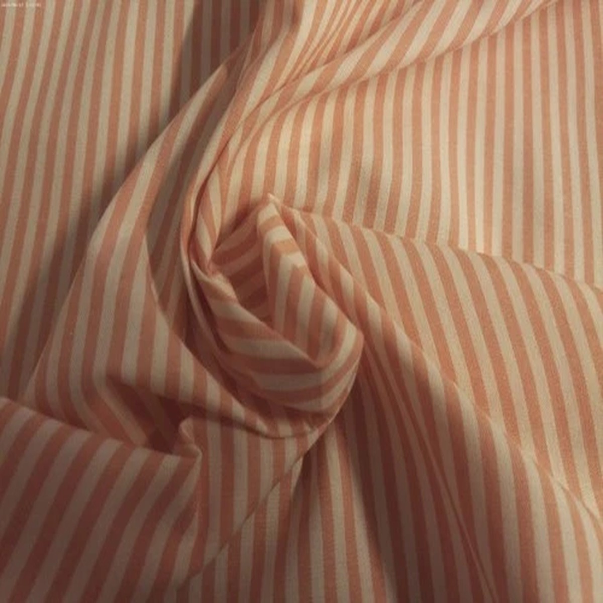 PIMA COTTON LAWN~PINK/WHITE SMALL STRIPES~18"x30"~SILKY HAND~DOLL FABRIC
