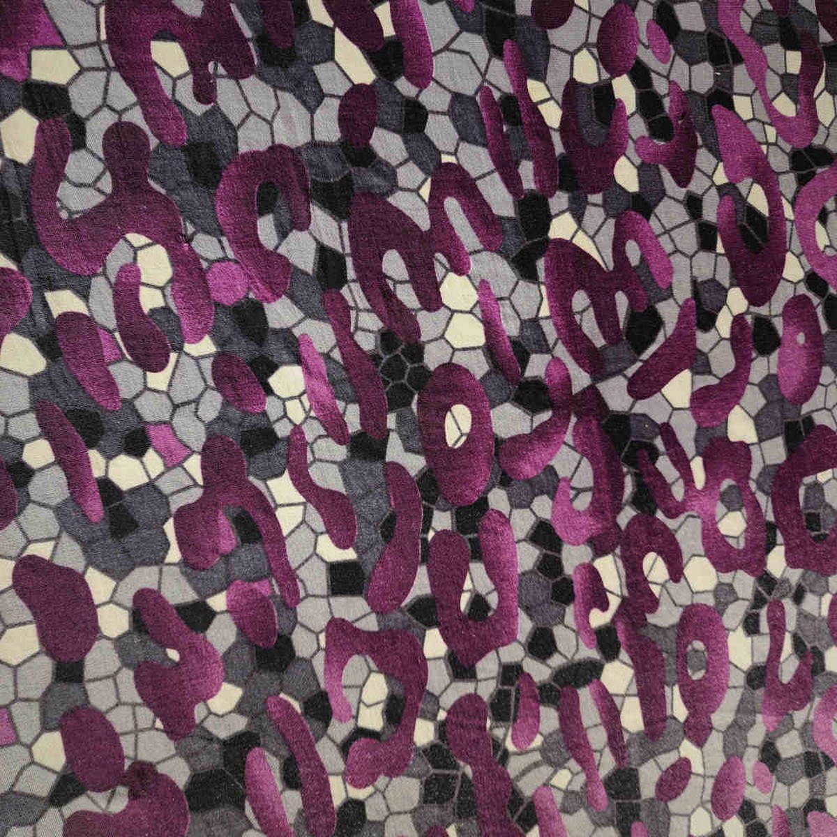 Printed Bon Bon - Abstract - Purple