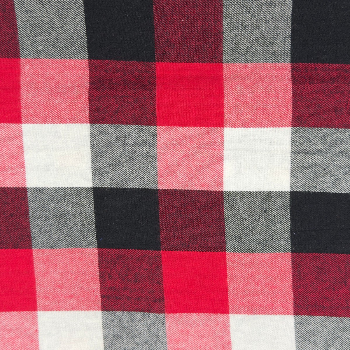 Cotton Flannel Fabric | Fireside Buffalo Plaid | 100% Cotton 5oz, 60"