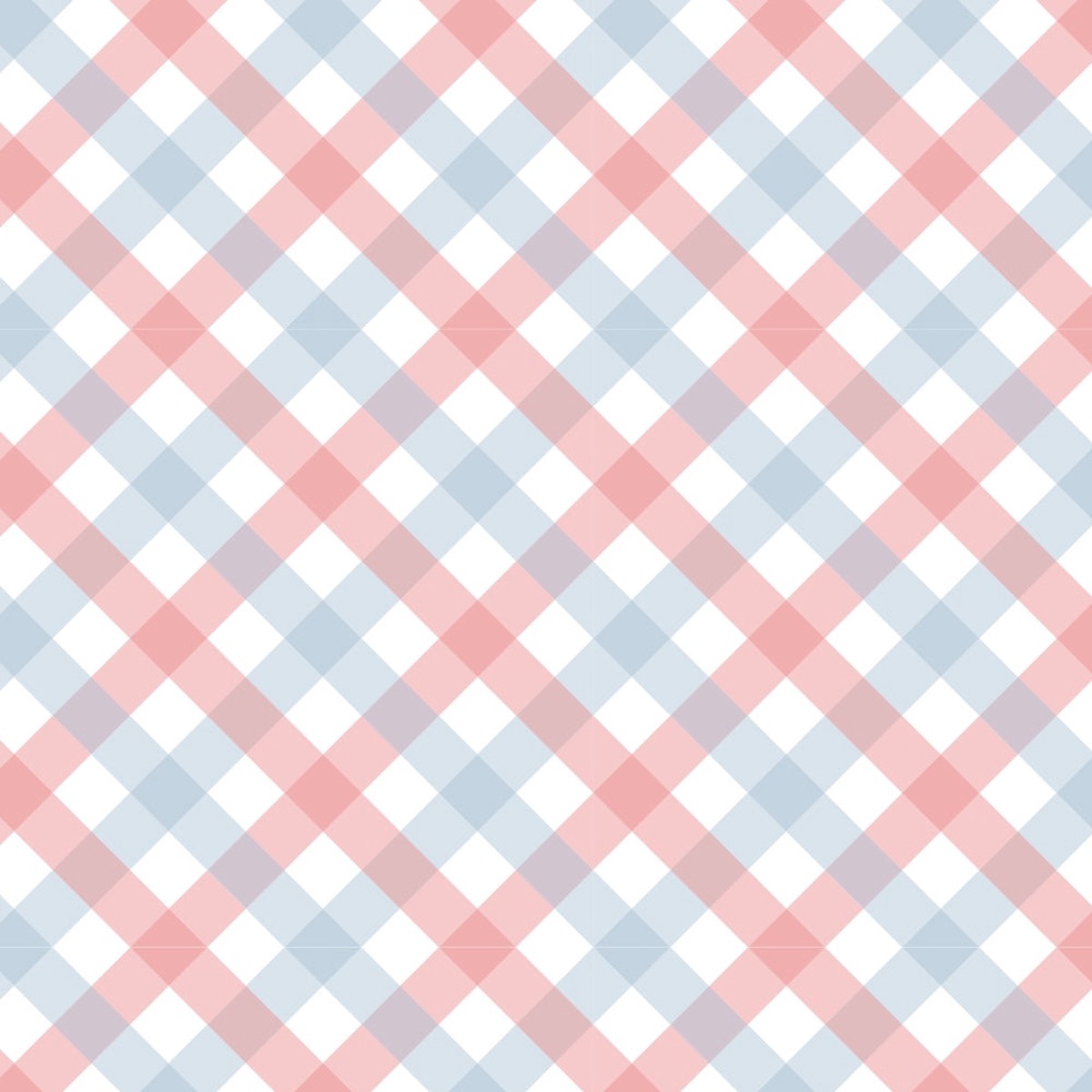 Diagonal Gingham Spindle on Peach Puff Quilting Cotton Fabric