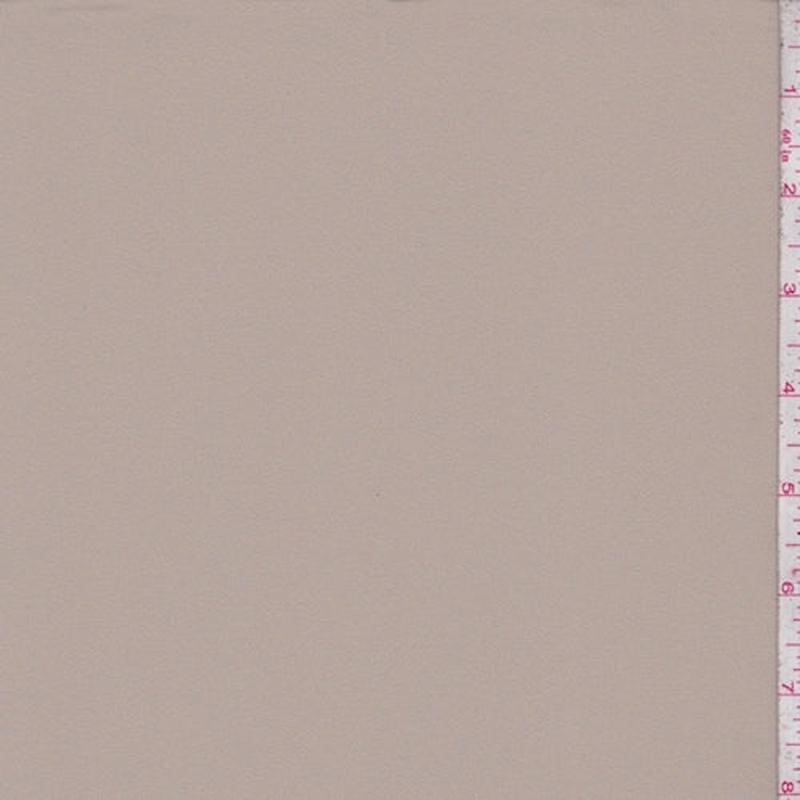 1 1/4 YD PC-Dark Beige Crepe Georgette Fabric