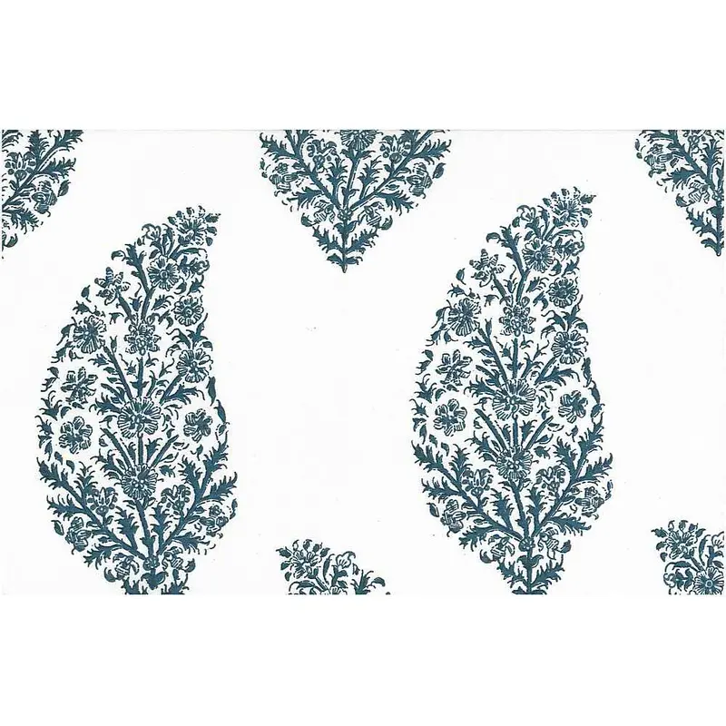 Zahara Print Dutch Blue Laura Kiran Fabric