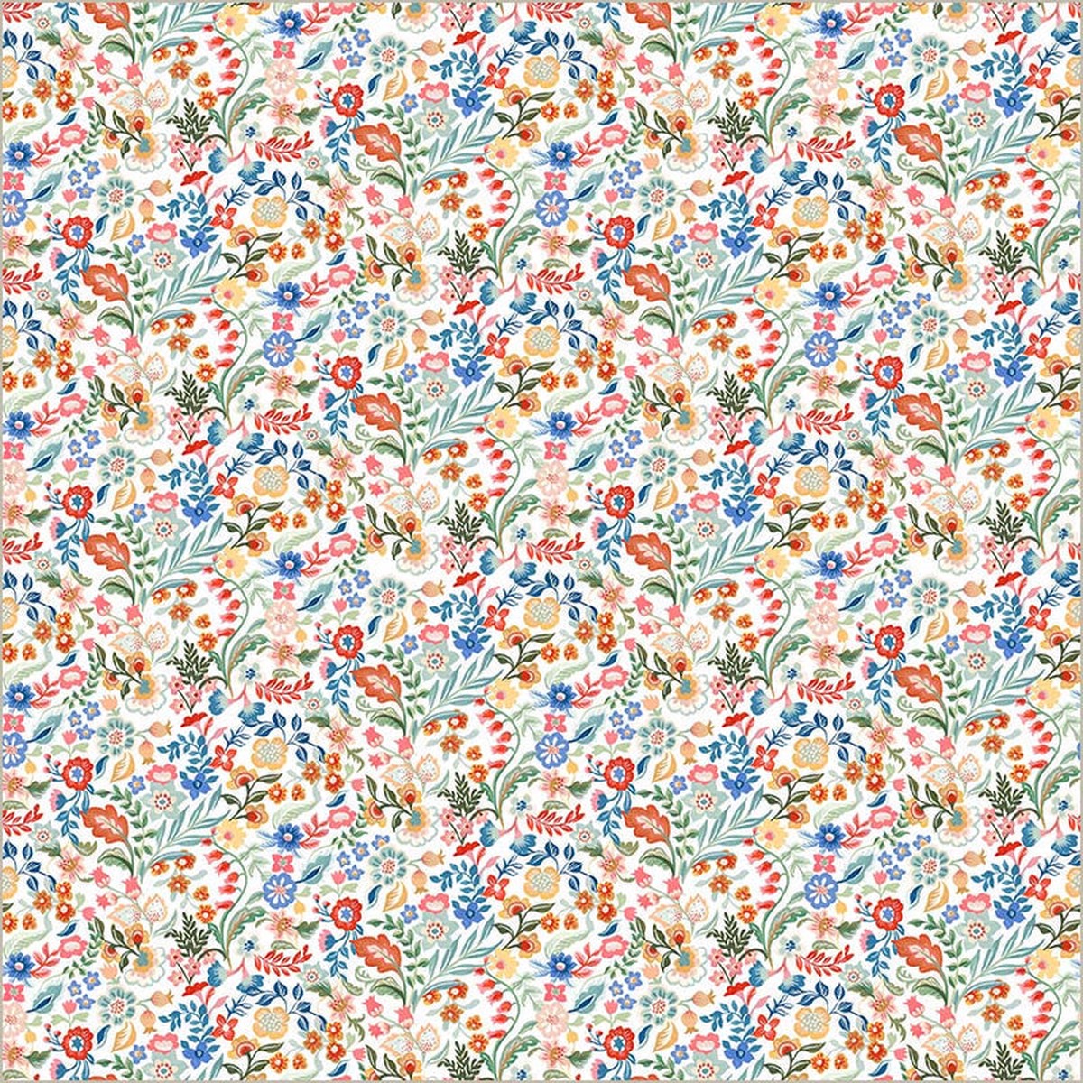 Tapestry Delicate Mist Cotton 43/44" Fabric Per Yard