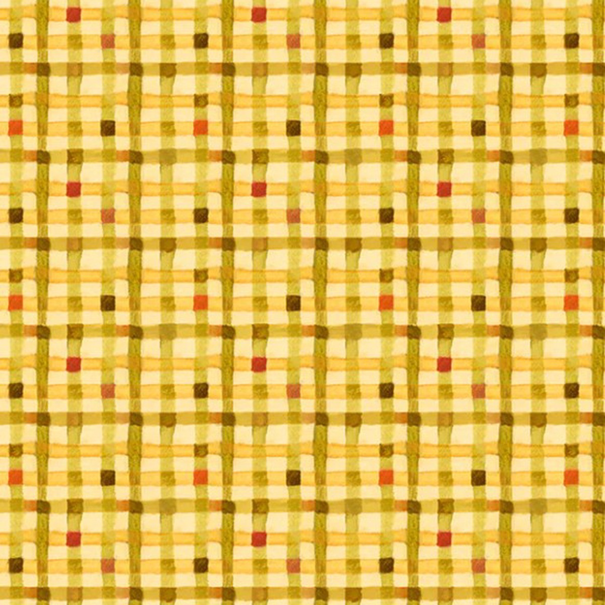 Windham - Cats Around Town - Pawsome Plaid 55003-11 Mellow Yellow