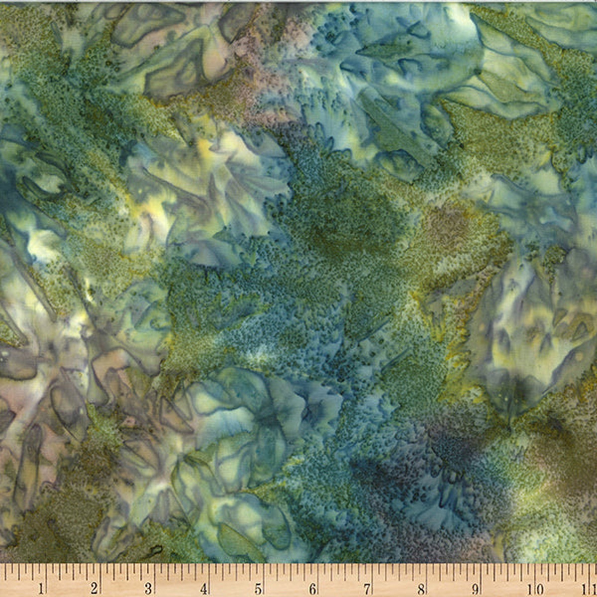 Fabric Hoffman Rosemary Smoothie Bali Batiks by the Quarter Yard 1384-225