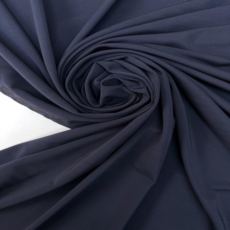 Blue Viscose Knitted Fabric