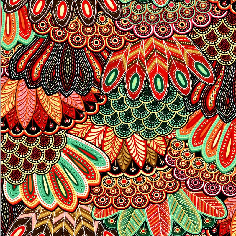 Sahul Land Feathers Teal