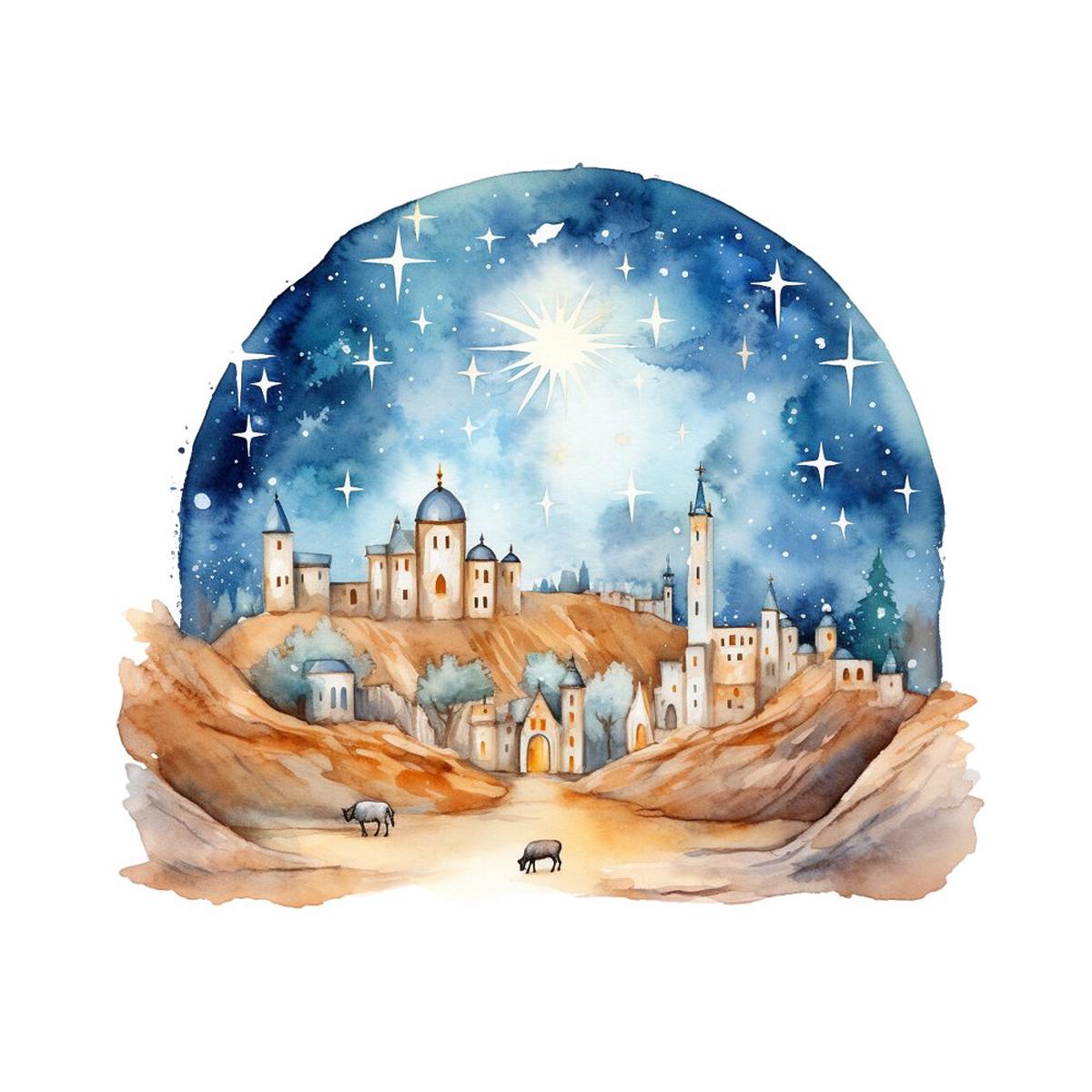 The City of Bethlehem 1 Fabric Panel