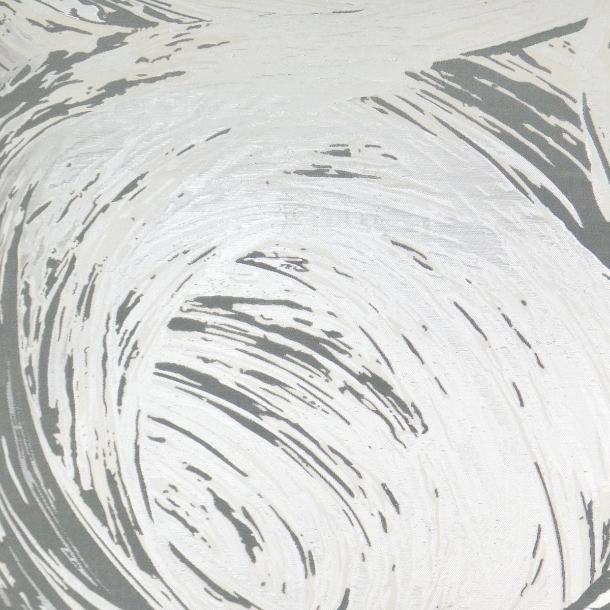 D.V. KAP HOME 3159-P-YARD Tornado Fabric - Pewter Modern, Abstract Silver - Tornado