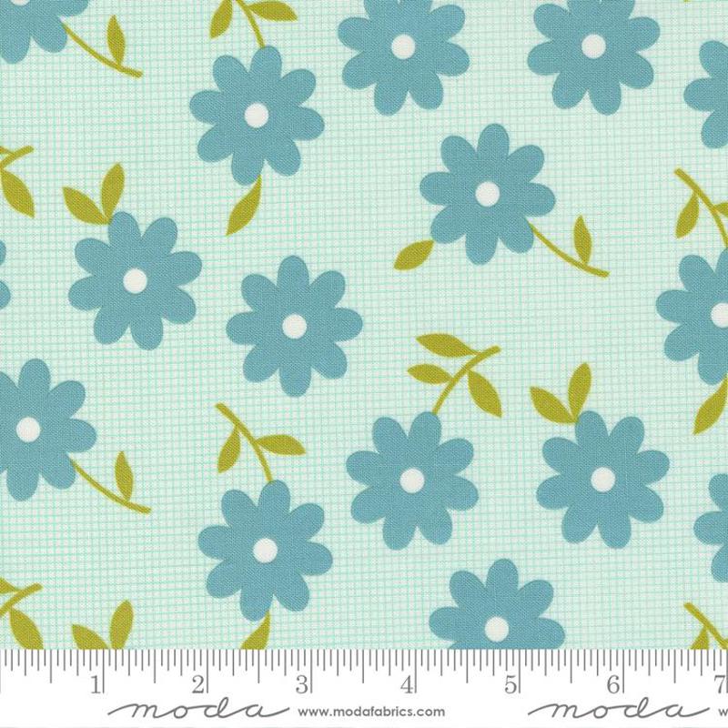 Flower Power - Aqua