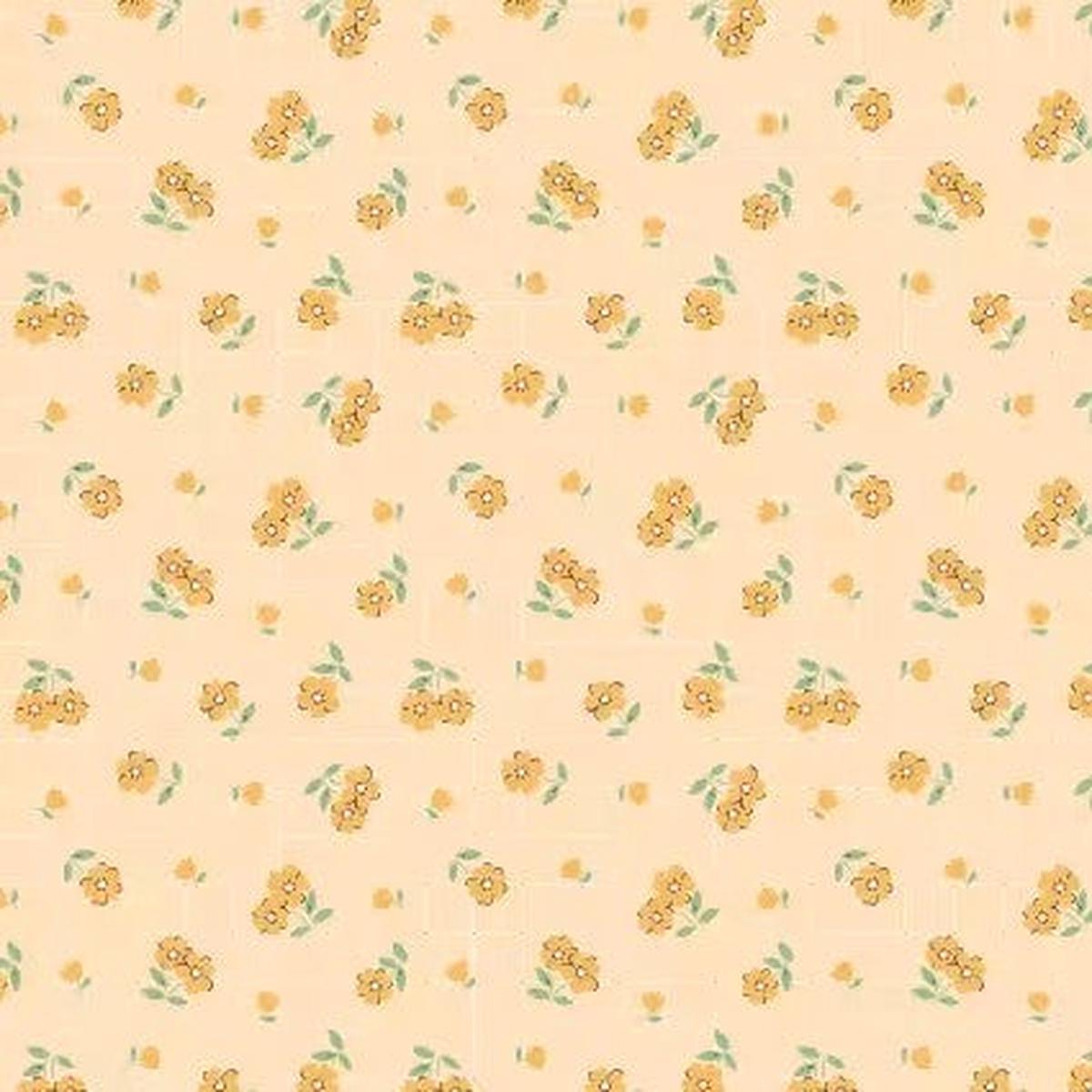 Poppie Cotton - Farmhouse Fancy - Yellow Tea Towel - FH25954