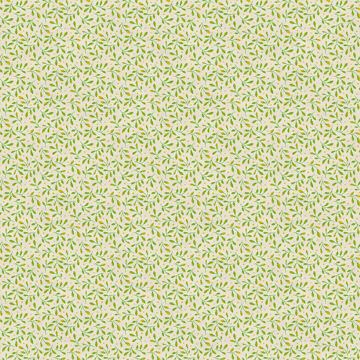 Buds - Yellow - Cotton Wide