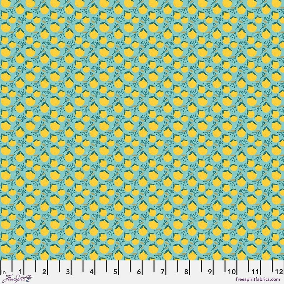 Free Spirit Floral Pets PWMC053 XSky Lemons By The Yard