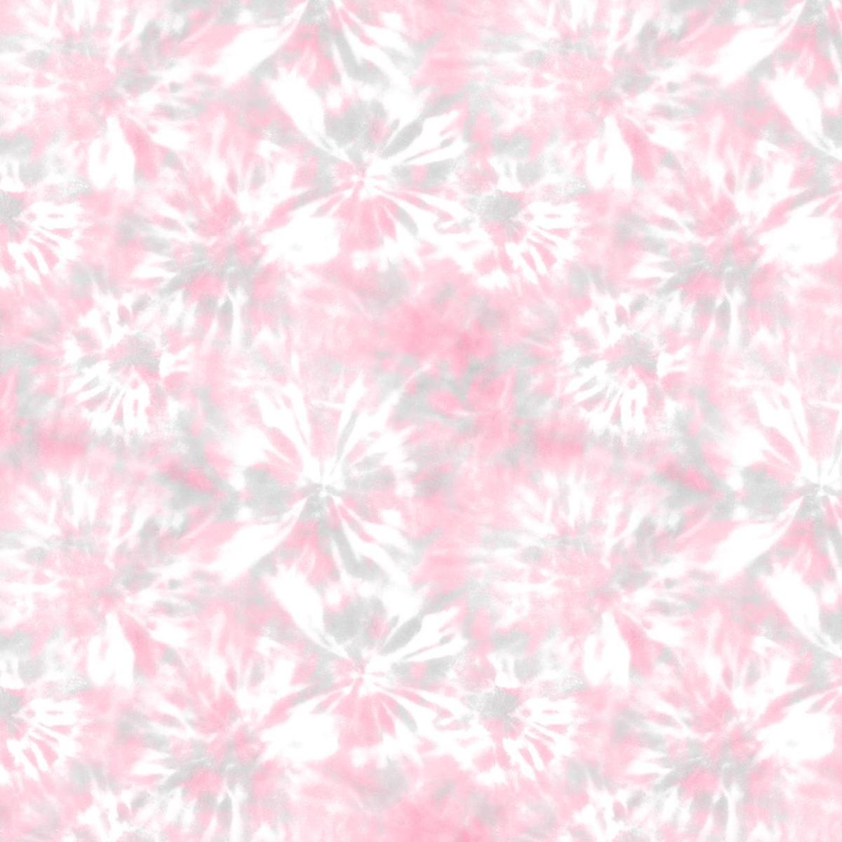 Japanese Style Tie Dye Fabric - PinkGray