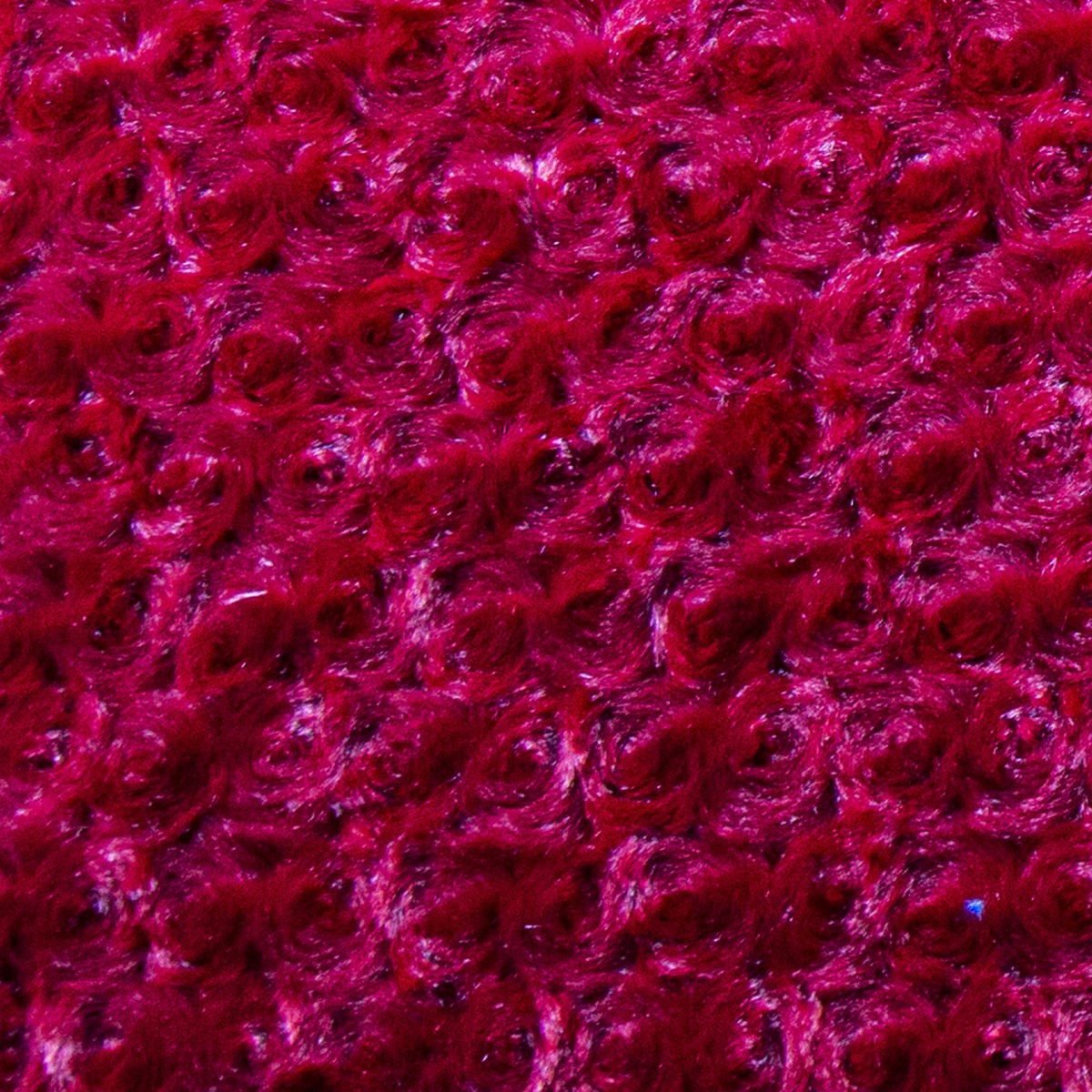 Luxe Minky Rosebud Fabric - Red