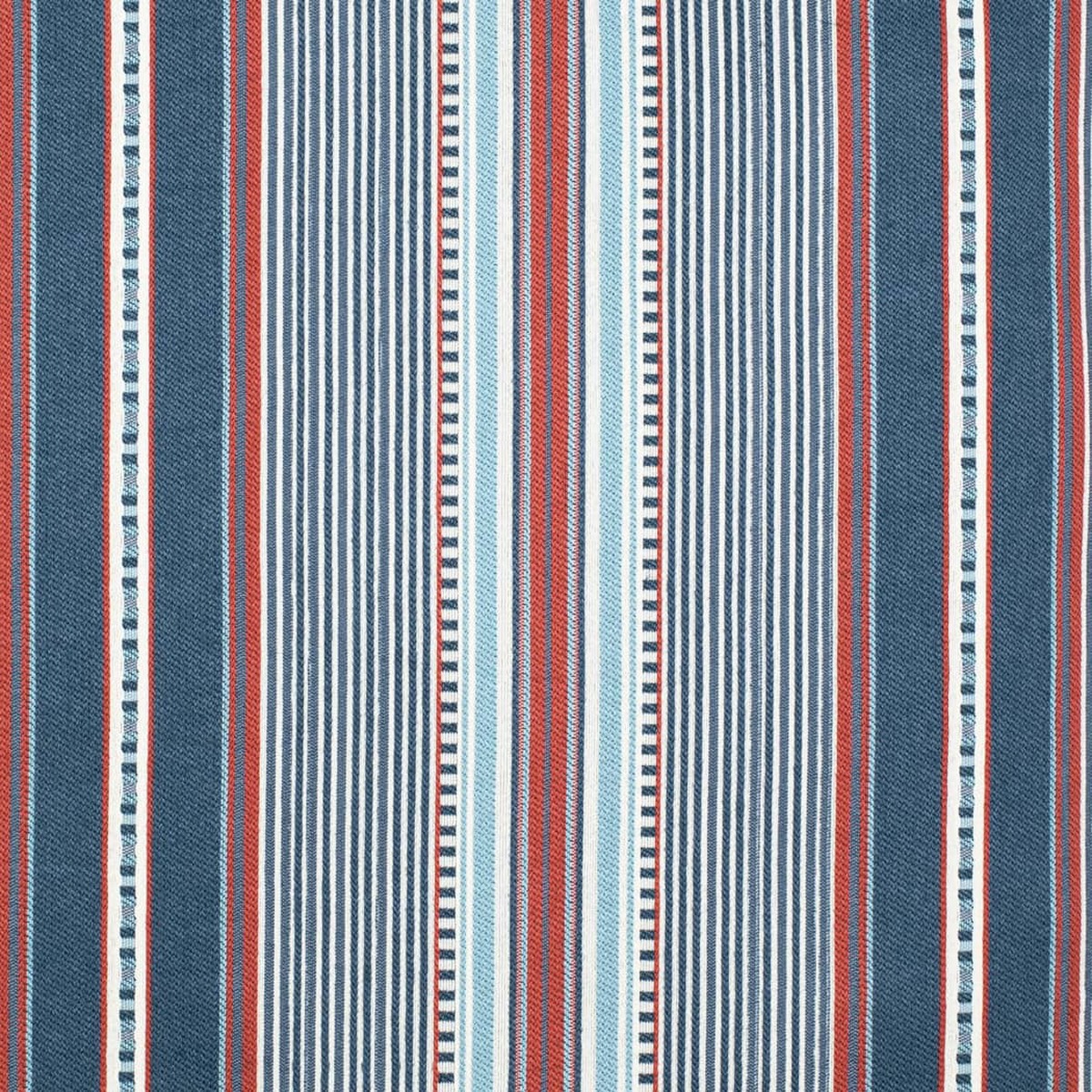 D4565 Stripe Terrace Marine Blue Charlotte Fabrics