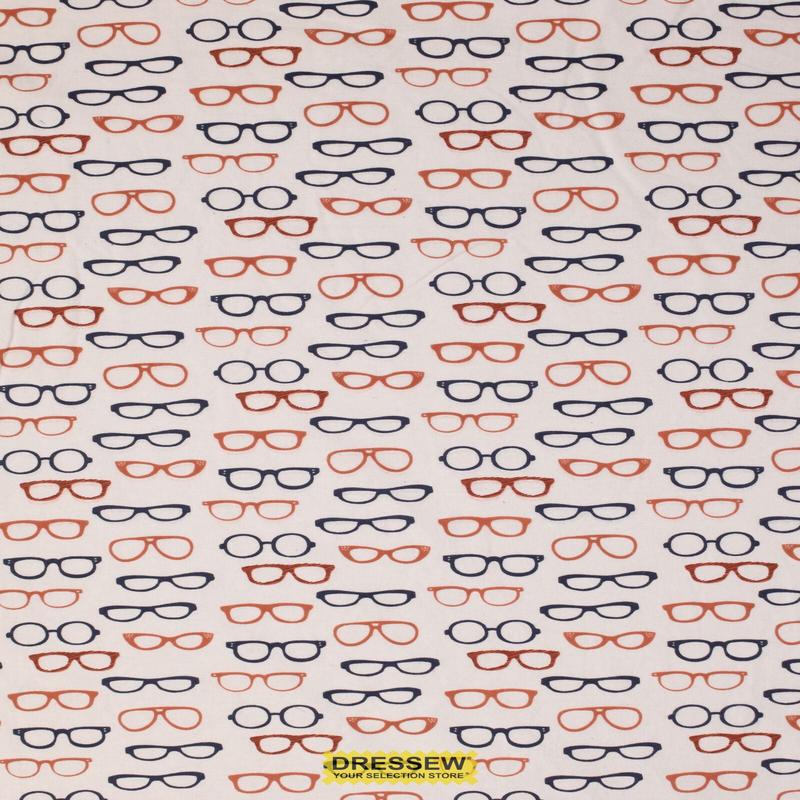 Glasses Flannelette White / Multi