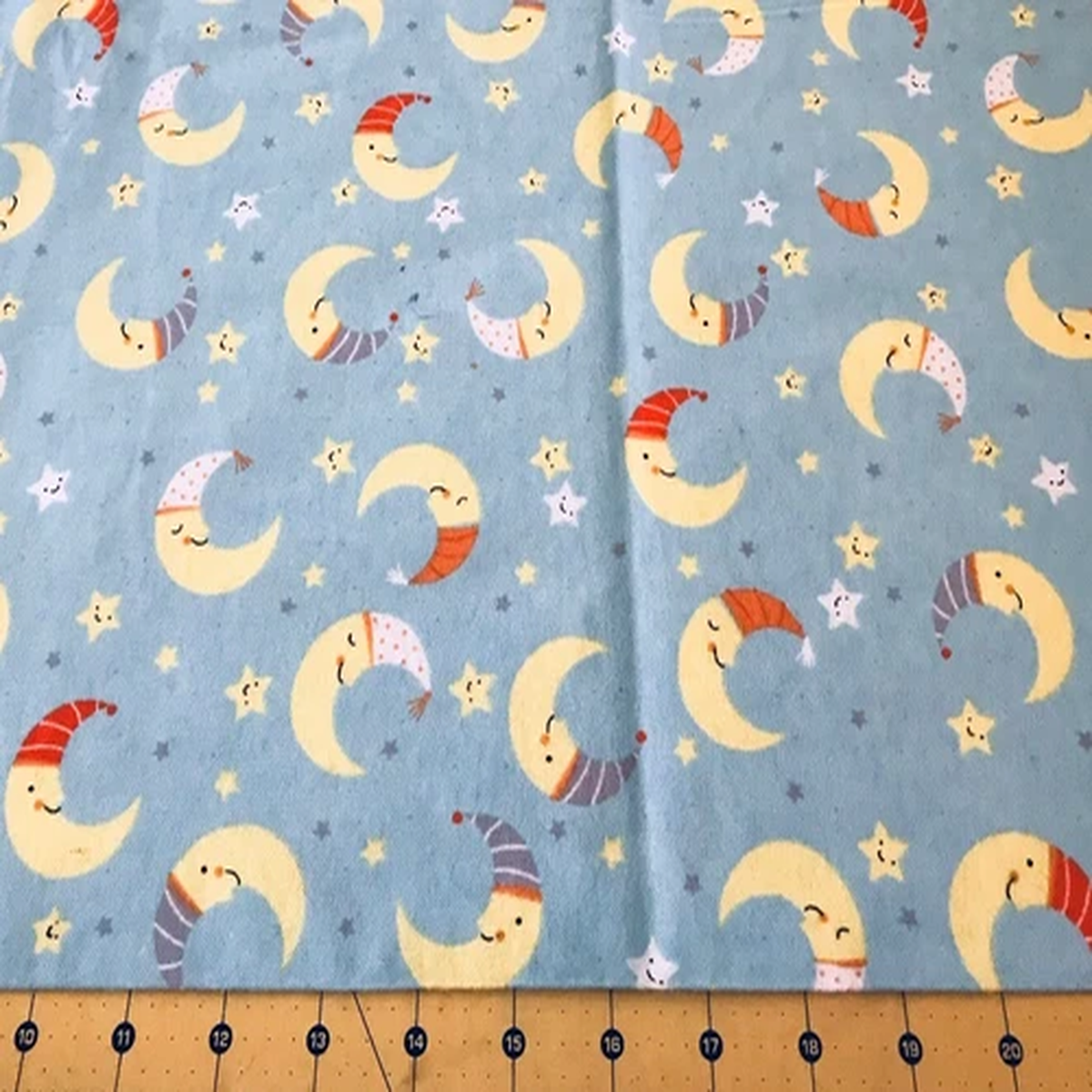 Magic Moon Flannel fabric Sold By The Yard #1757