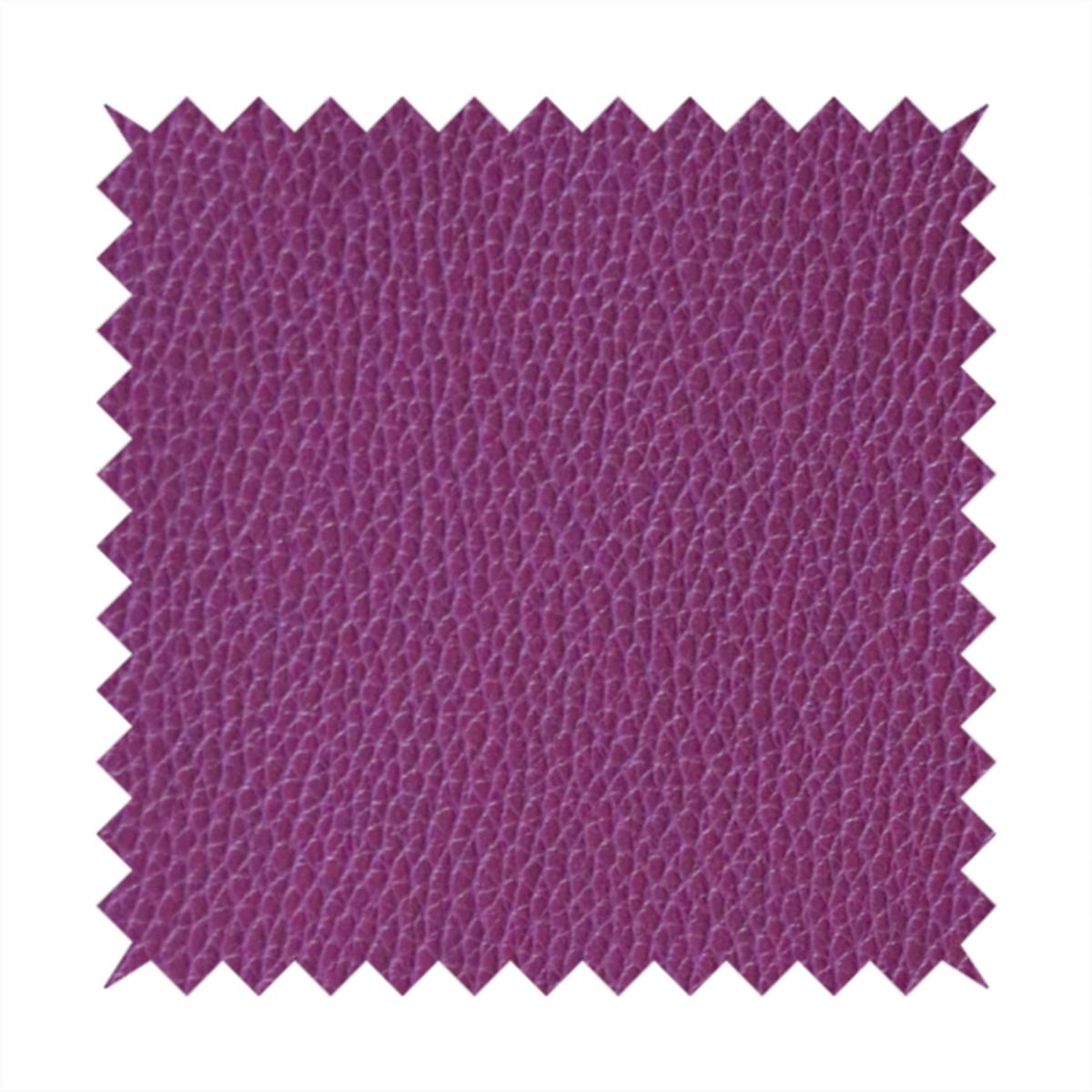 Venosa Plain Faux Leather Look In Magenta Colour Upholstery Fabric CTR-1581