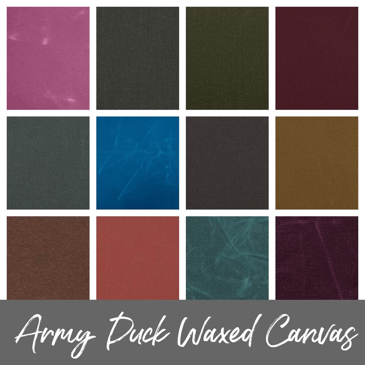 Army Duck Waxed Canvas - 135 ozsquare yard - TexWax Finish