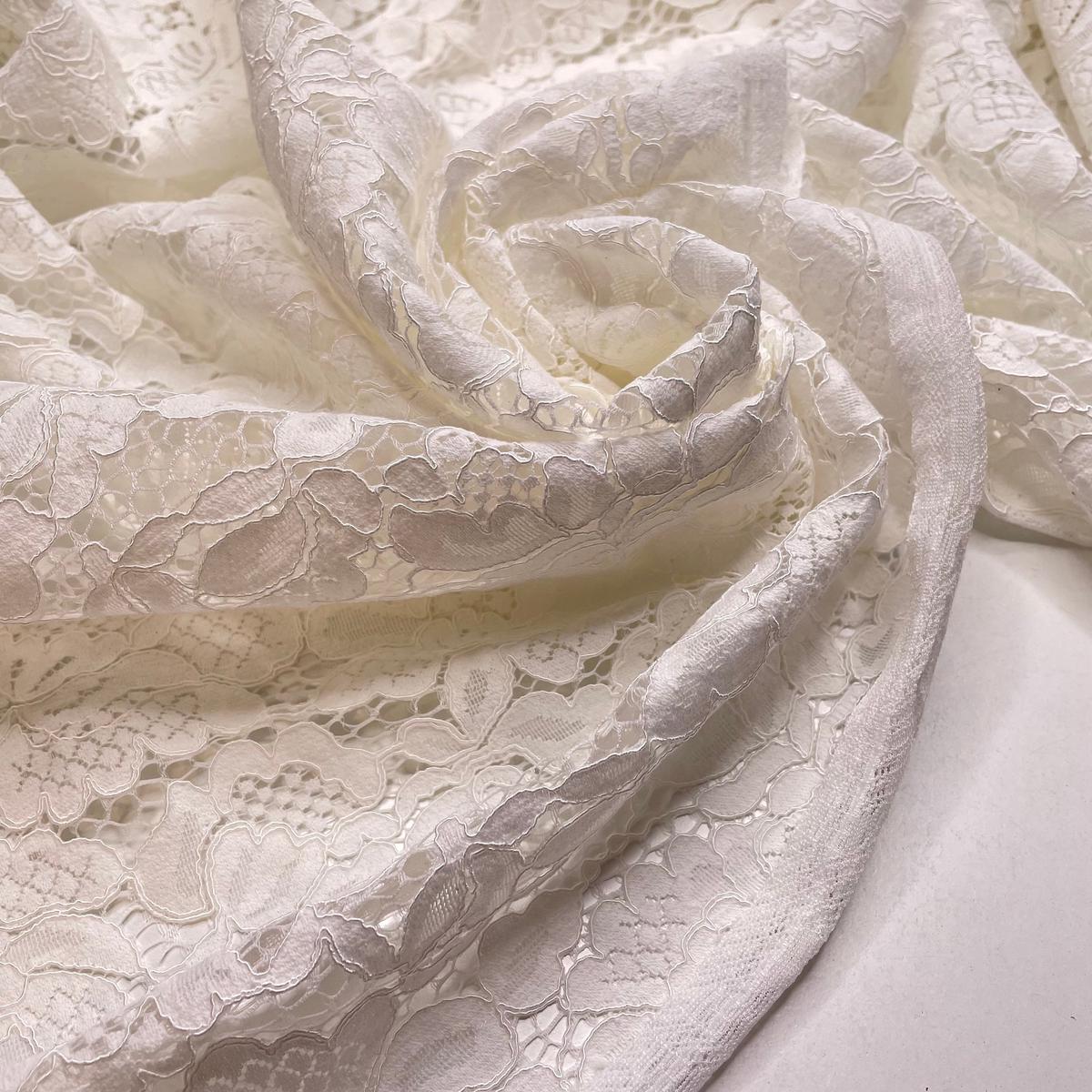 UB - Helen Of Troy - Lace Nylon Blend Knit - Cream Floral - Bundles