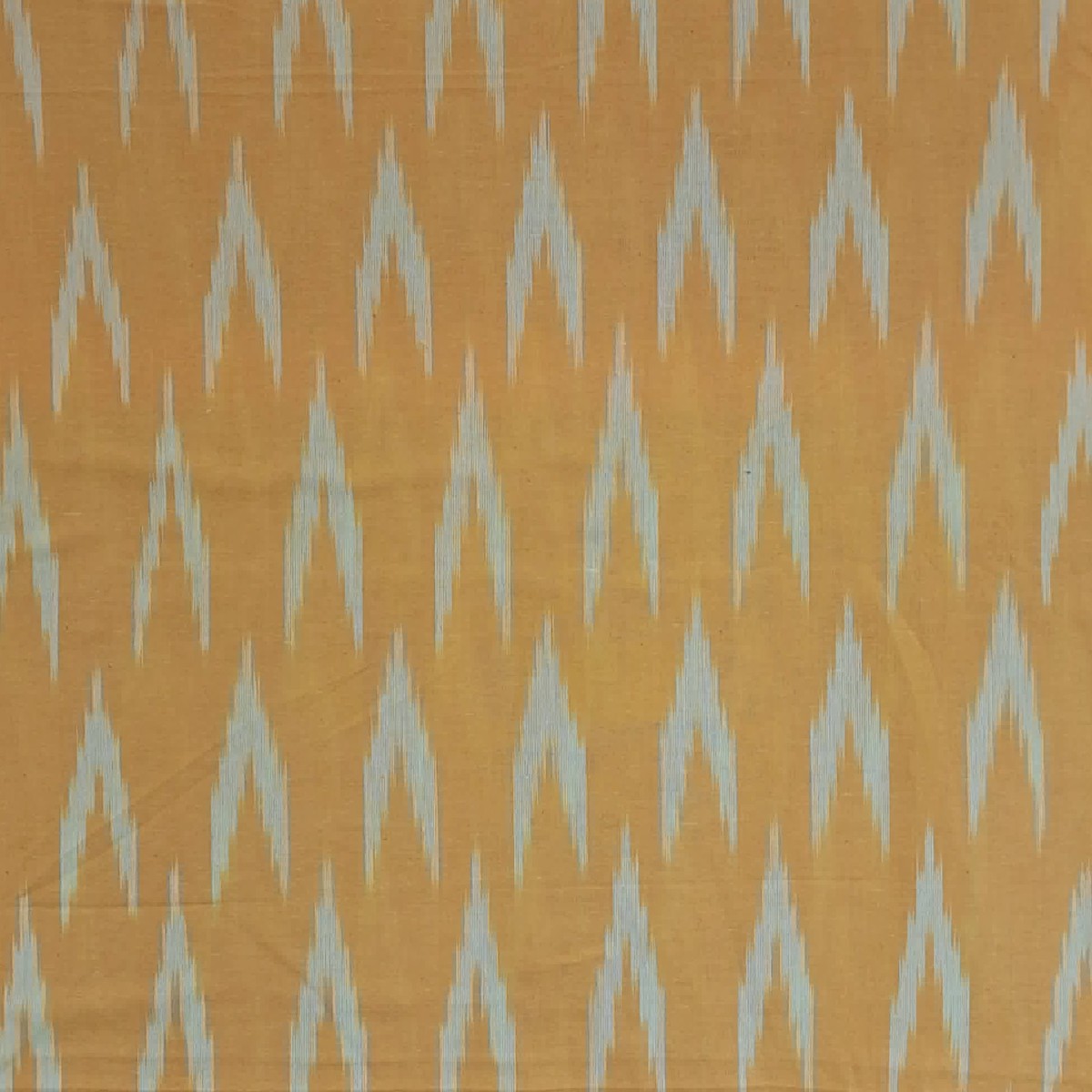 Indian Cotton 2026 - Ikat Woven Cotton in Deep Yellow