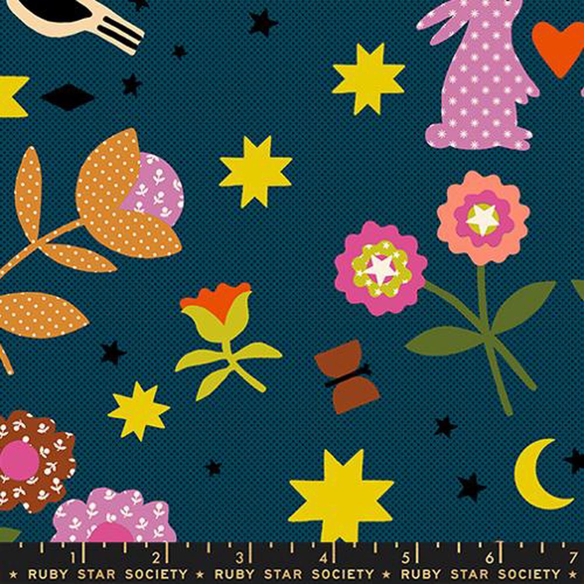 Mystic Fable Novelty Applique in Galaxy -- Mystic Fable by Alexia Abegg -- Ruby Star Society -- Moda Fabrics